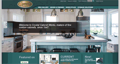 Desktop Screenshot of crystalcabinets.com